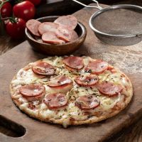Pizza Fit de Calabresa Zero Lactose