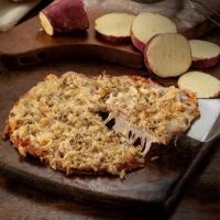 Pizza Fit de Frango com Requeijão Zero Lactose