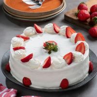 Torta Morango com Chantilly Zero Lactose - Zero Adição de Açúcar e Integral
