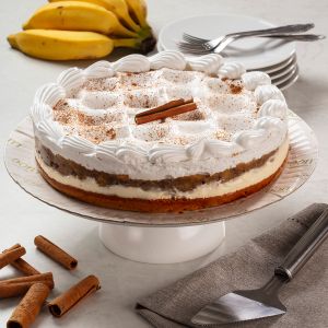 Torta Maravilha de Banana - Zero Adição de Açúcar e Integral
