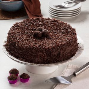 Torta de Brigadeiro - Zero Adição de Açúcar e 100% Integral