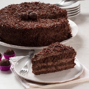 Torta de Brigadeiro - Zero Adição de Açúcar e 100% Integral