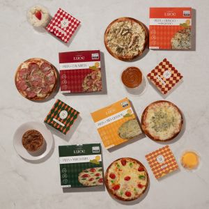 Kit combinado com 4 Pizzas Fit + 4 Mini Tortas Zero Adição de Açúcar