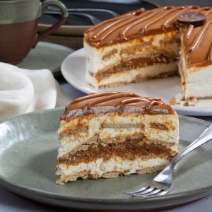  Pavê de Doce de Leite - Zero Adição de Açúcar e Zero Lactose