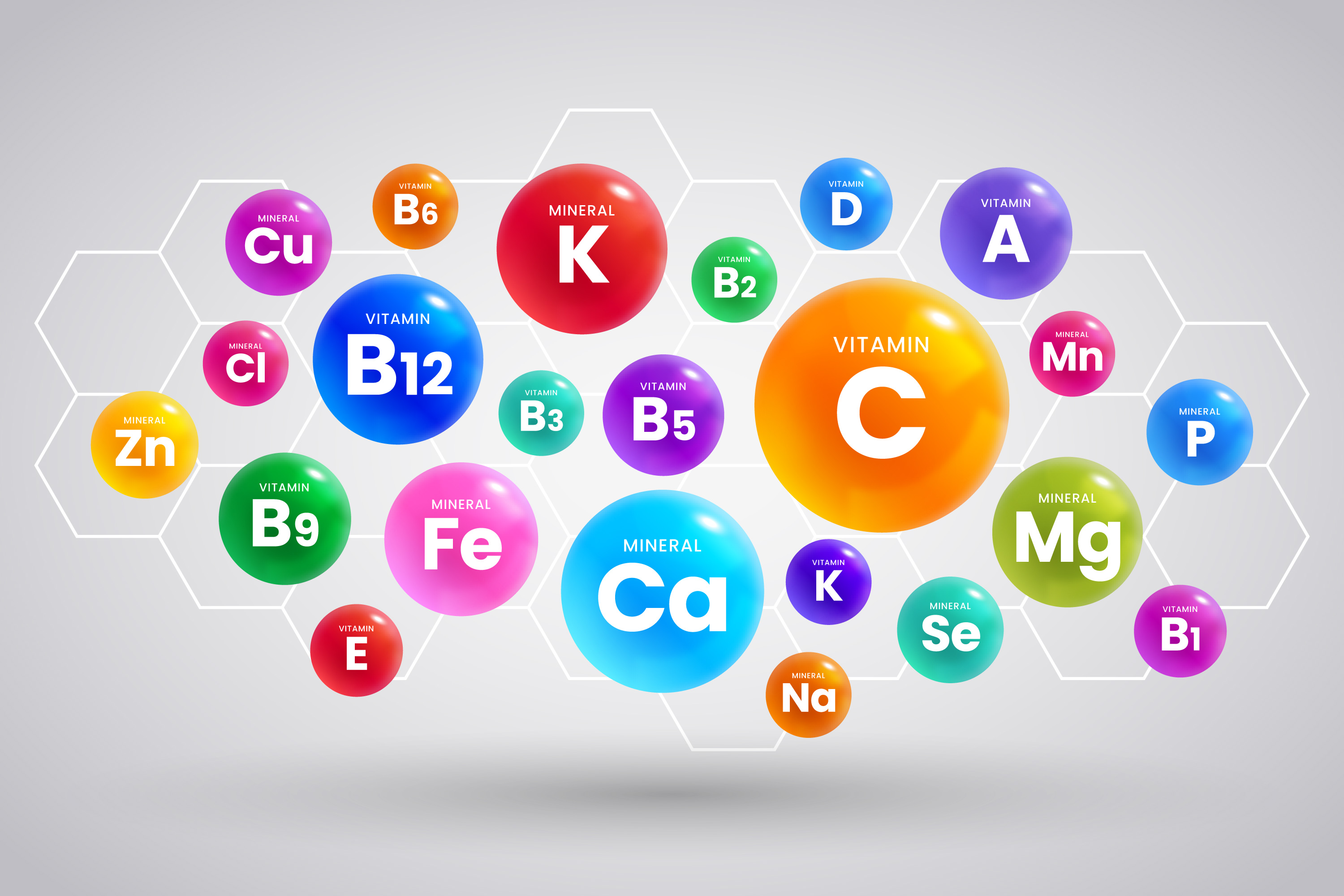 Vitaminas e sais minerais: a importância para a saúde e como obtê-los